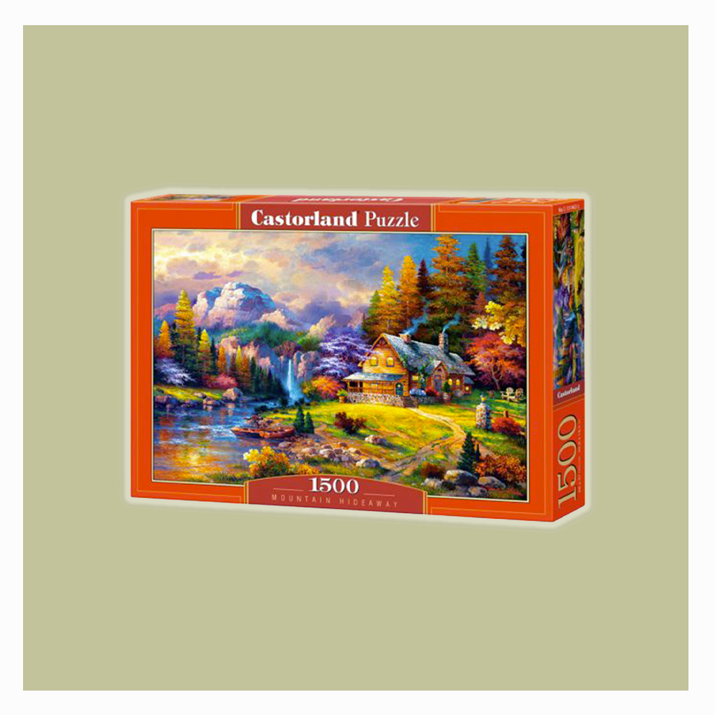Puzzle 1000 Pezzi Montagna Bianca - Made In USA - 760x610 Mm - Tema Americana