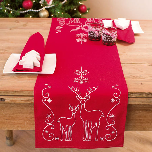 Cervi e cristalli di ghiaccio