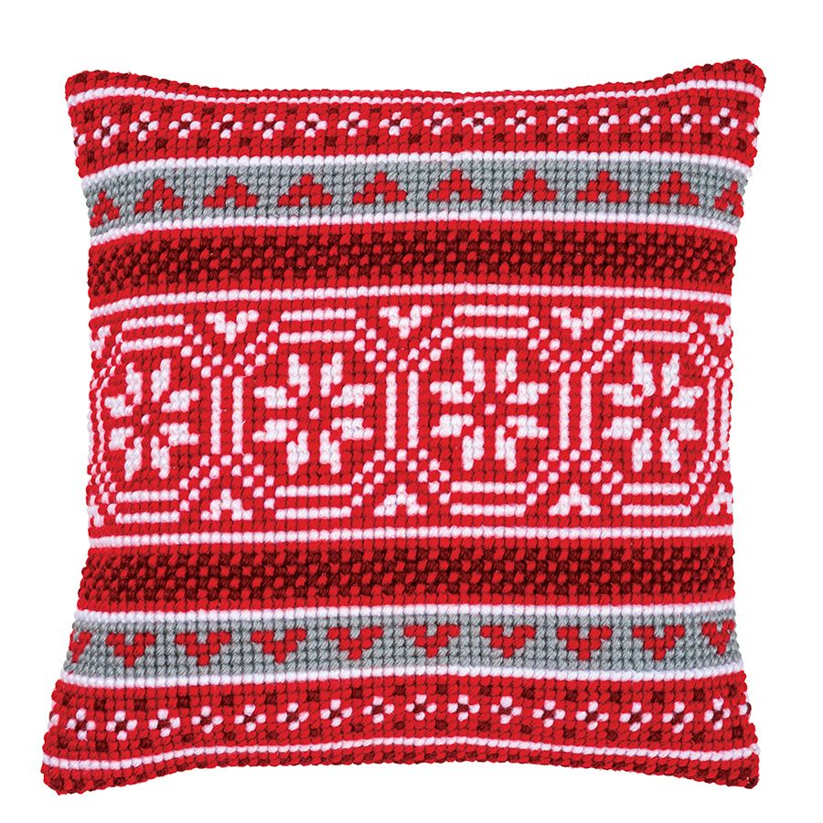 Pattern geometrico rosso