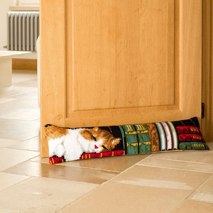 Gatto che dorme sullo scaffale