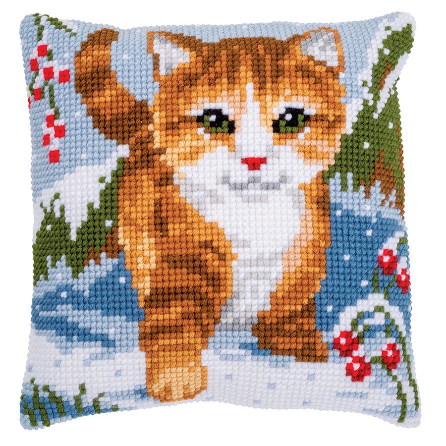 Gatto sulla neve