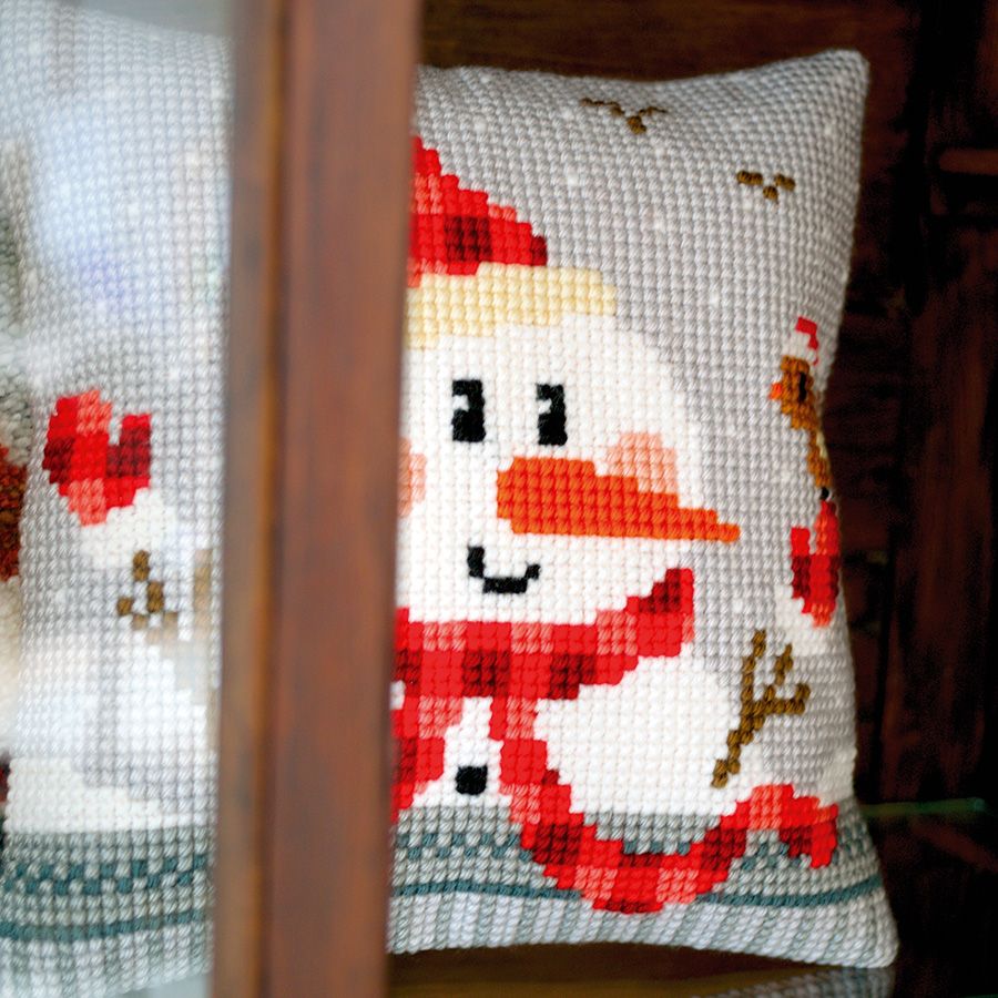 Pupazzo di neve felice