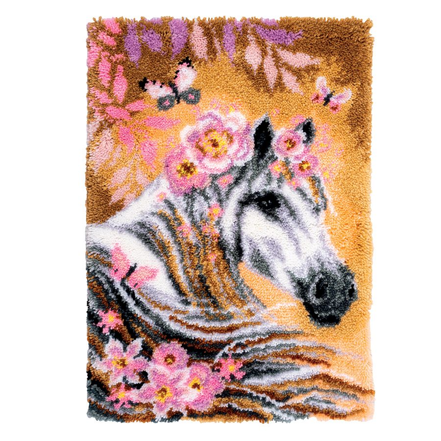 Cavallo con fiori