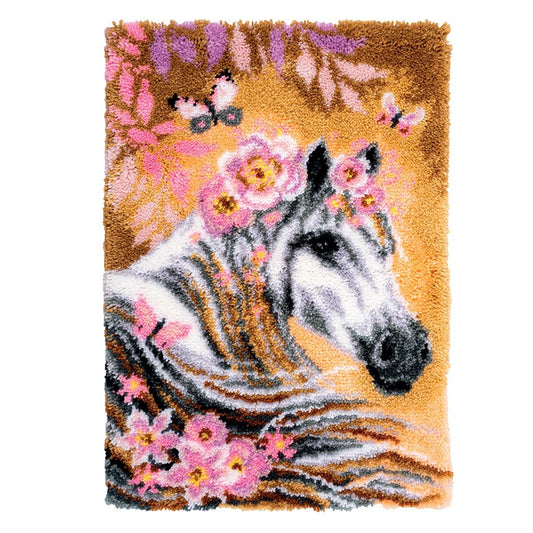 Cavallo con fiori
