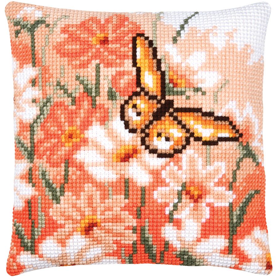 Farfalla e fiori - pesca