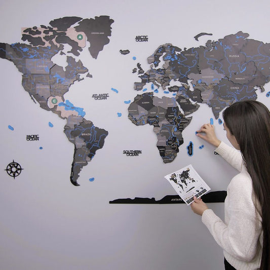 Mappa del mondo XXL