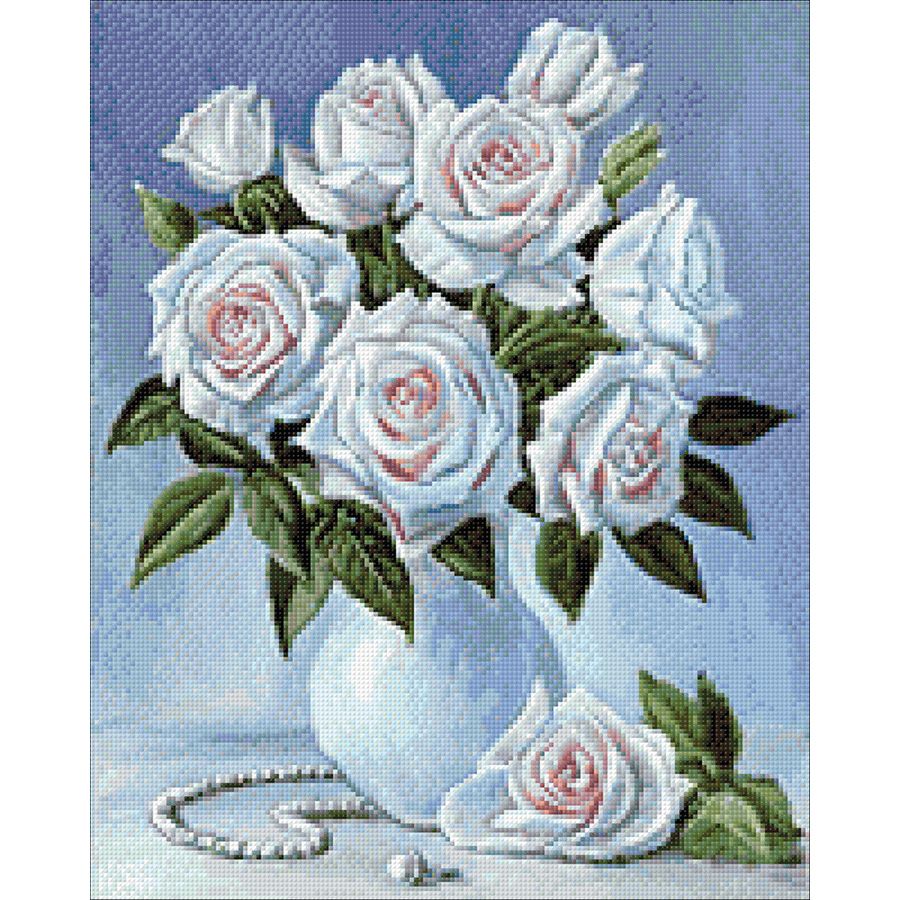 Bouquet di rose bianche
