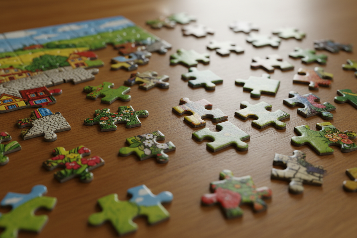 pezzi di puzzle classici 