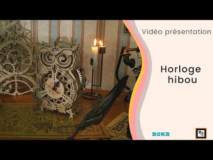 Orologio da parete con gufo